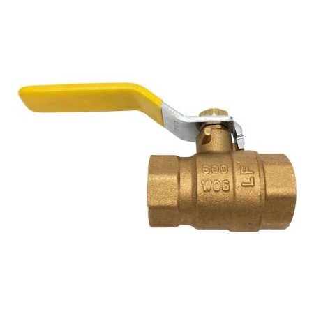 Robinson Tech International New Jersey THEWORKS LF Brass Full Port Ball Valve - Threaded - 1-1/4 LFBV106